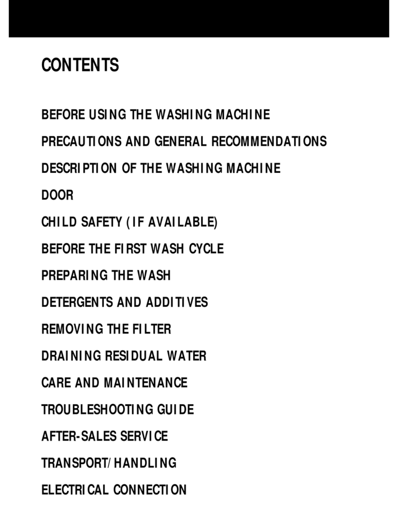 Whirlpool FULL ELECTRONIC WASHING MACHINE User manual