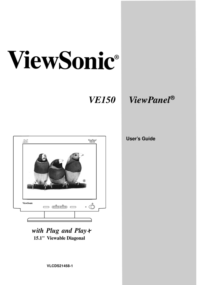 ViewSonic ViewPanel VE150 User manual