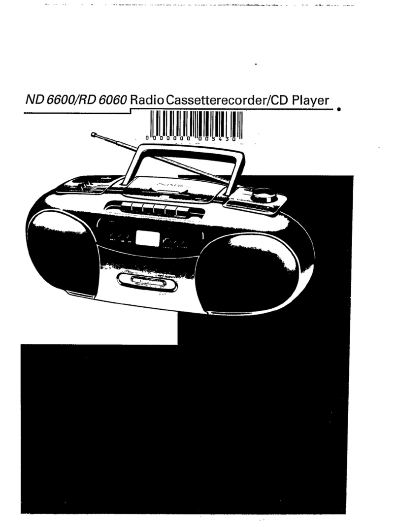 Philips ND 6600 User manual