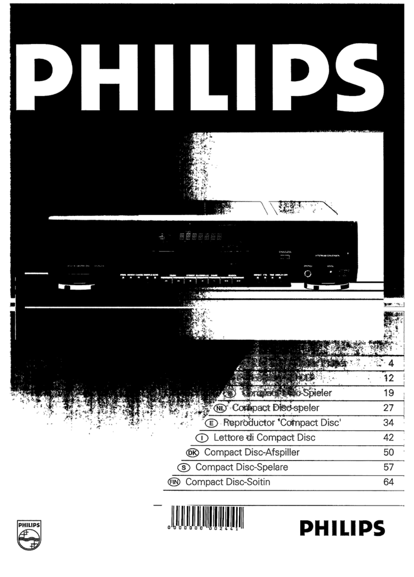 Philips DVD 951 User manual