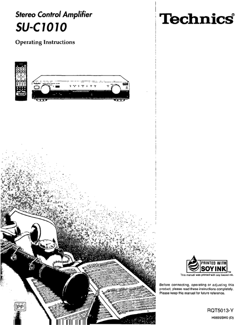 Technics SU-C1010 User manual