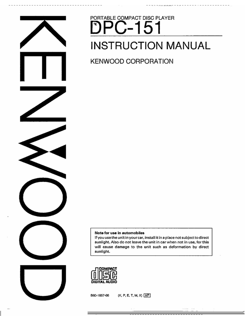 Kenwood DPC-151 User manual