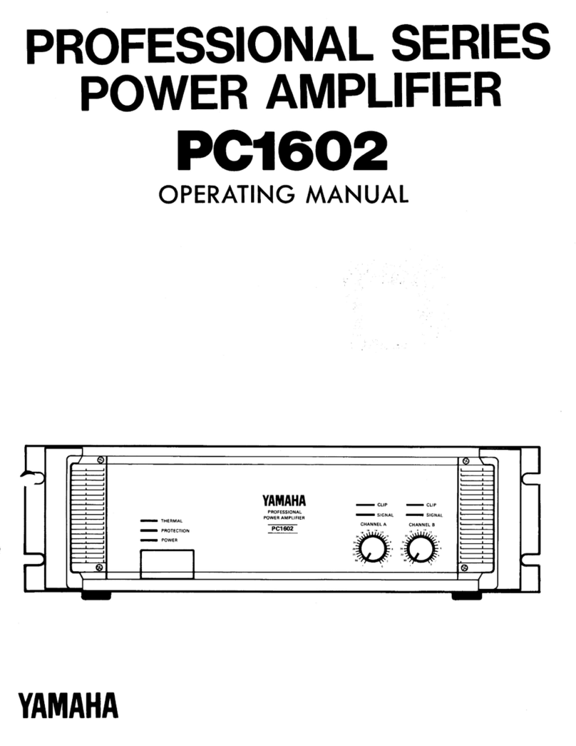 Yamaha PC1602 User manual