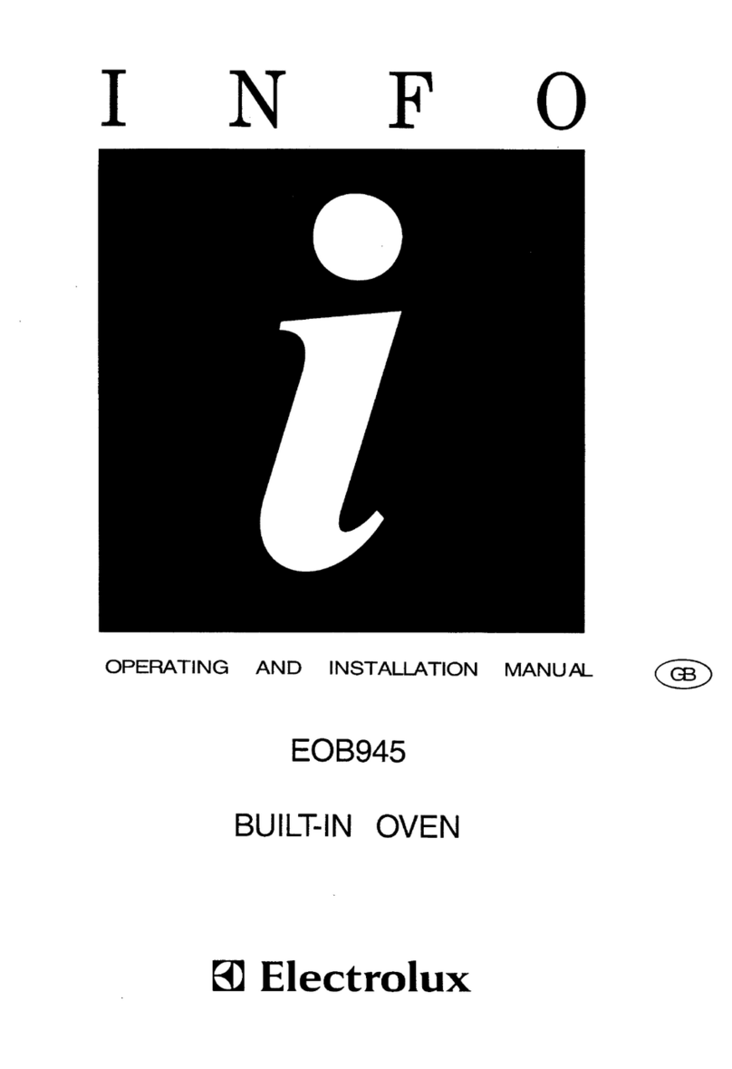 Electrolux EOB945 Specification sheet