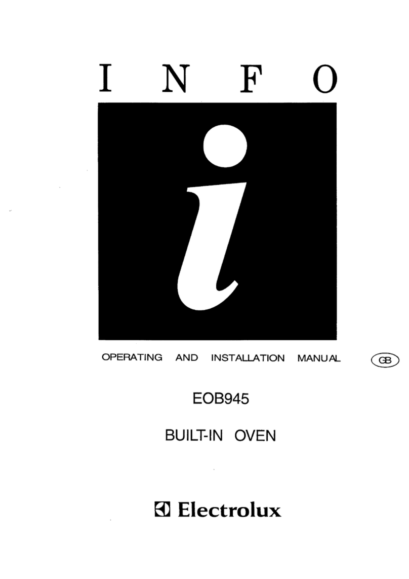Electrolux EOB945 Specification sheet