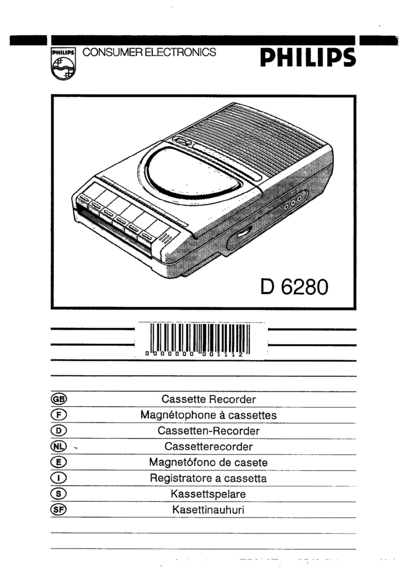 Philips D6280 User manual Philips D6280 User manual