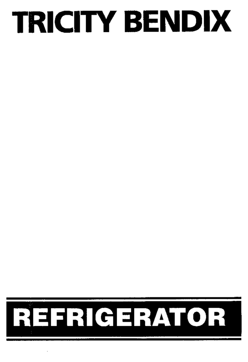 Tricity Bendix Refrigerator User manual