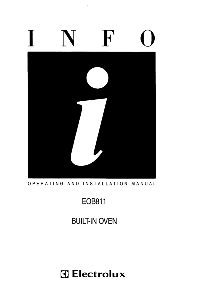 Electrolux EOB811 Specification sheet