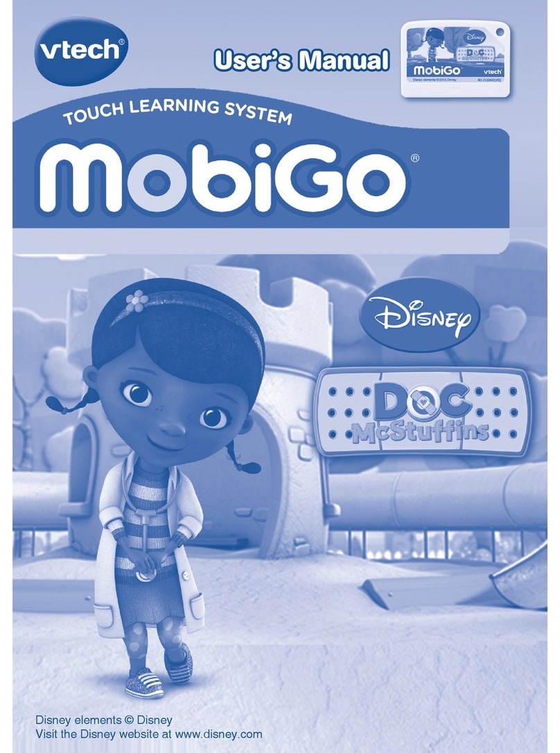 V-tech MobiGo  Game Storage User manual