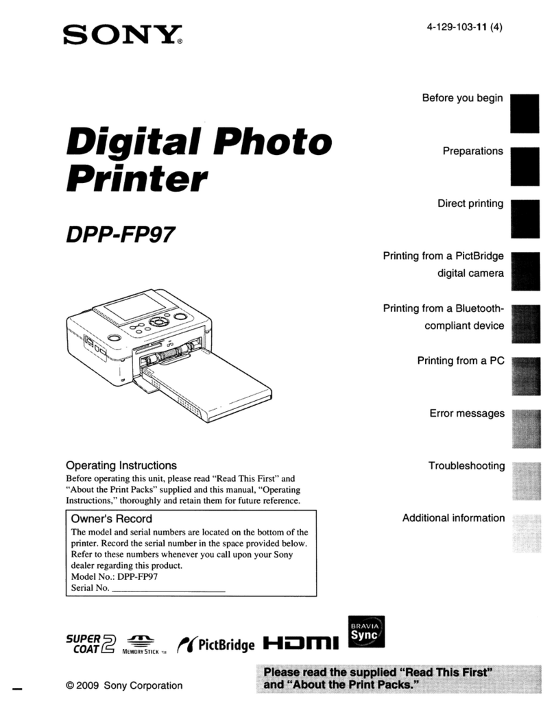 Sony DPP-FP97 User manual