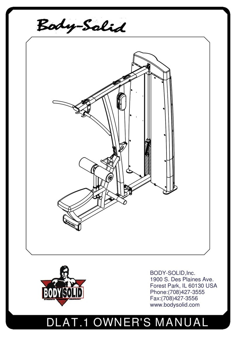 Body Solid DLAT.1 User manual