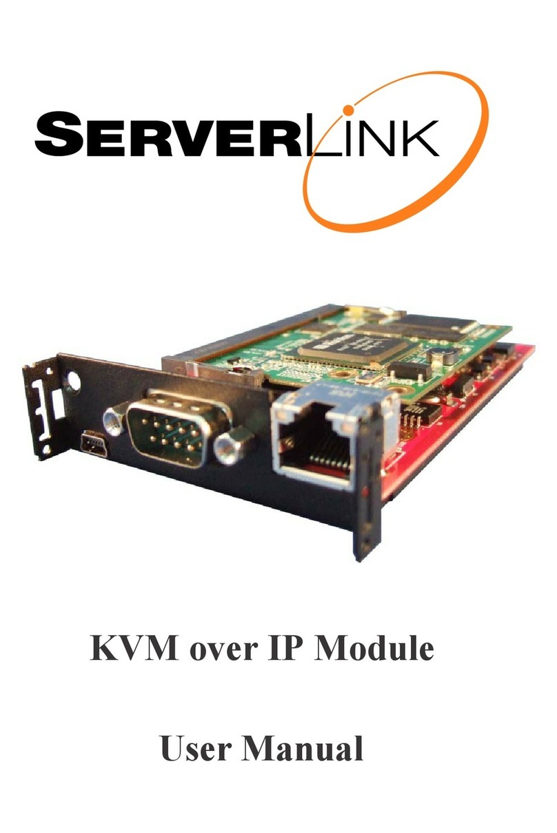 serverLink KVM over IP Module User manual serverLink KVM over IP Module User manual
