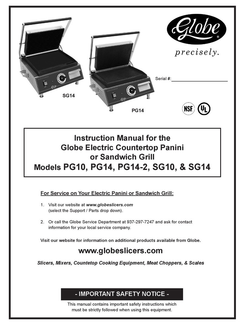 Globe PG10 User manual