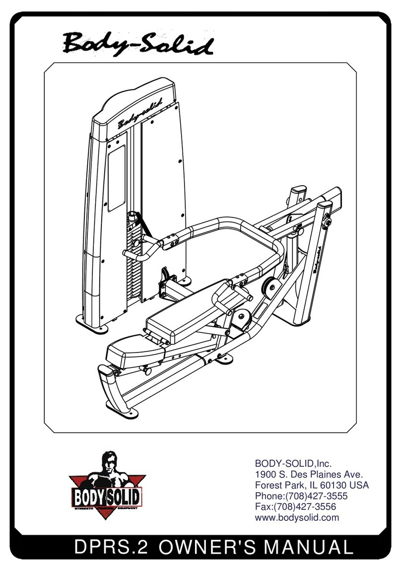 Body Solid DPRS.2 User manual
