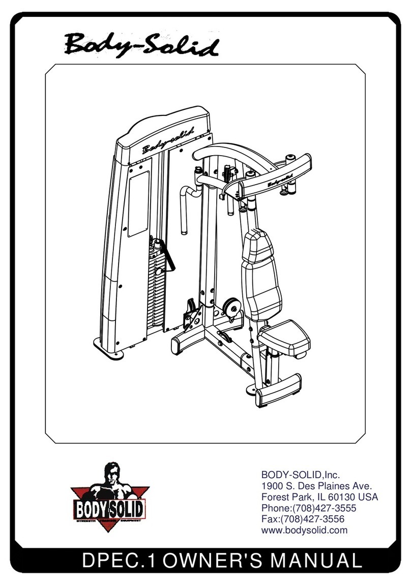 Body Solid DPEC.1 User manual