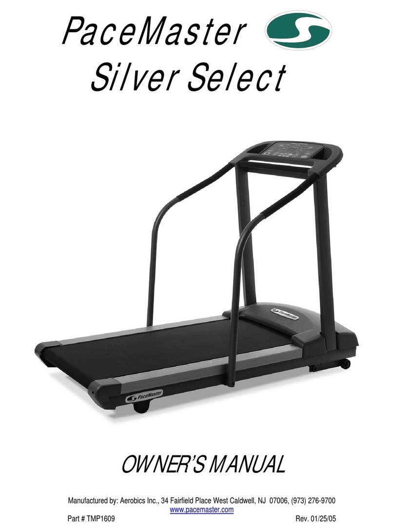 PaceMaster Silver Select TMP1609 User manual