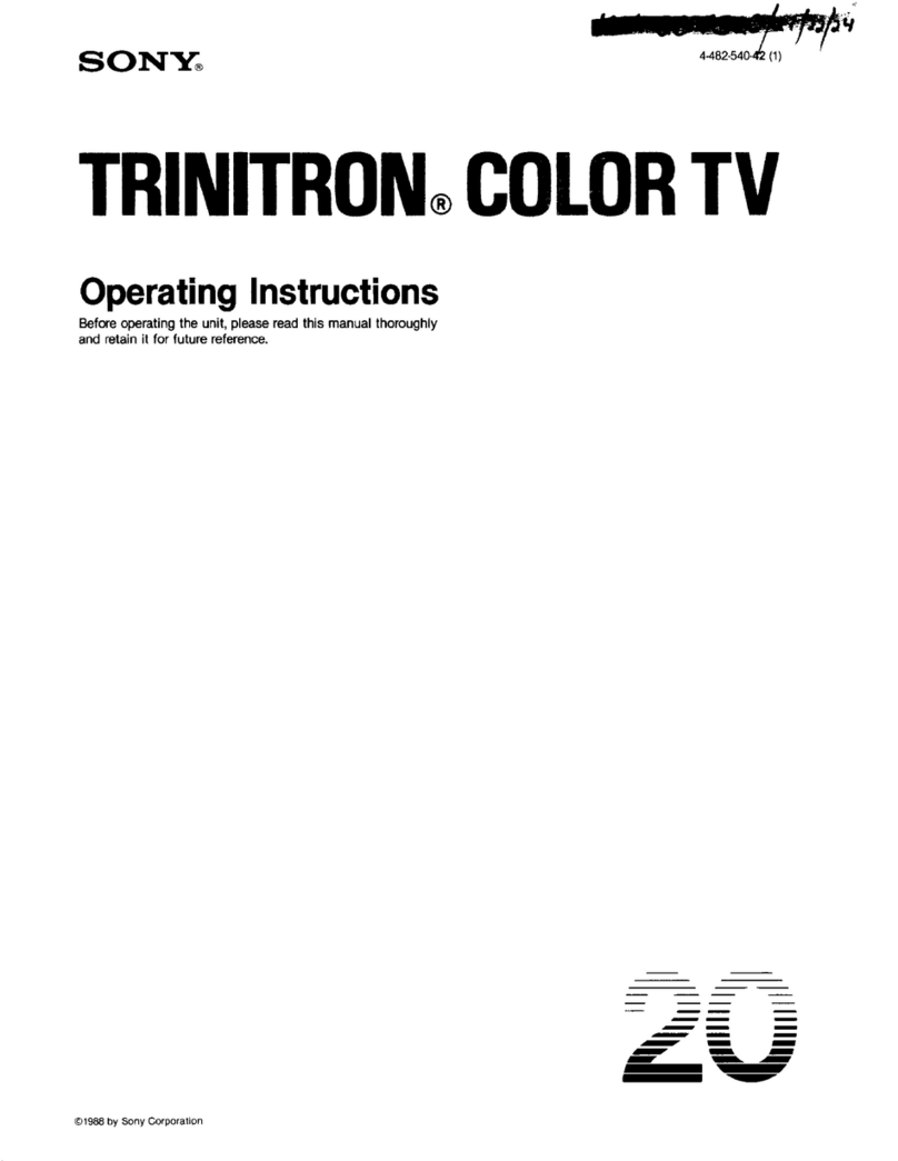 Sony Trinitron User manual