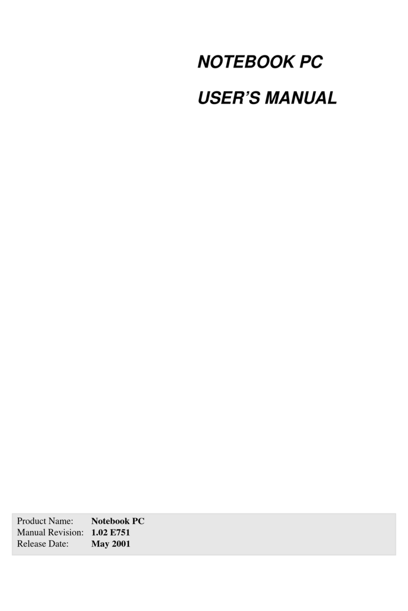 Asus Notebook PC User manual Asus Notebook PC User manual