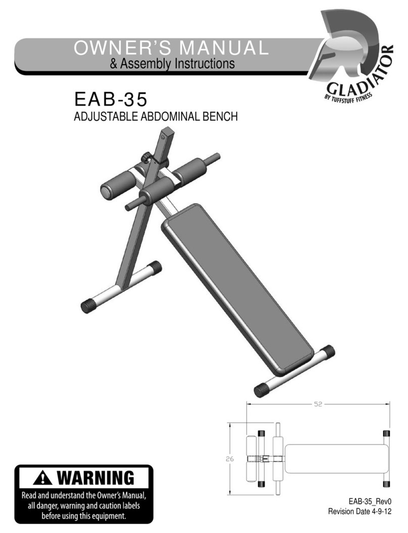 Gladiator EAB-35 User manual