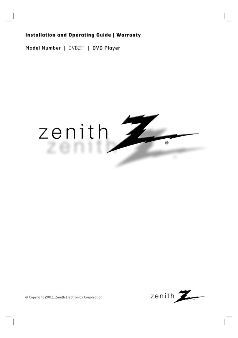Zenith DVB211 Installation guide