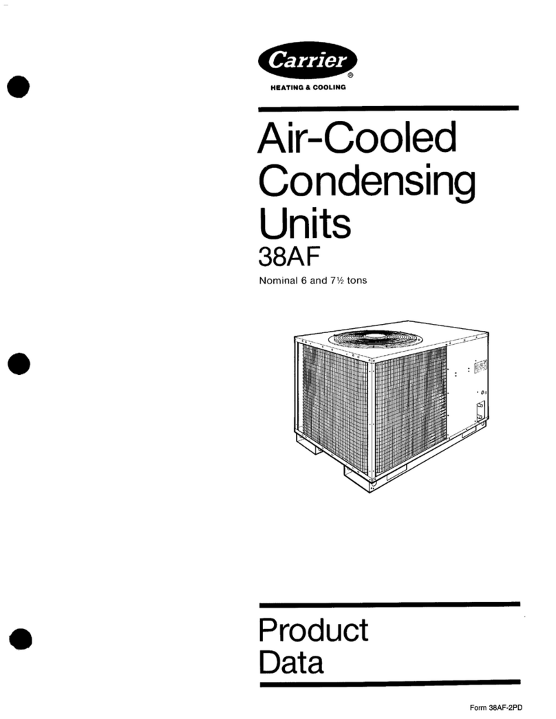 Carrier 38AF Series Operation manual Carrier 38AF Series Operation manual