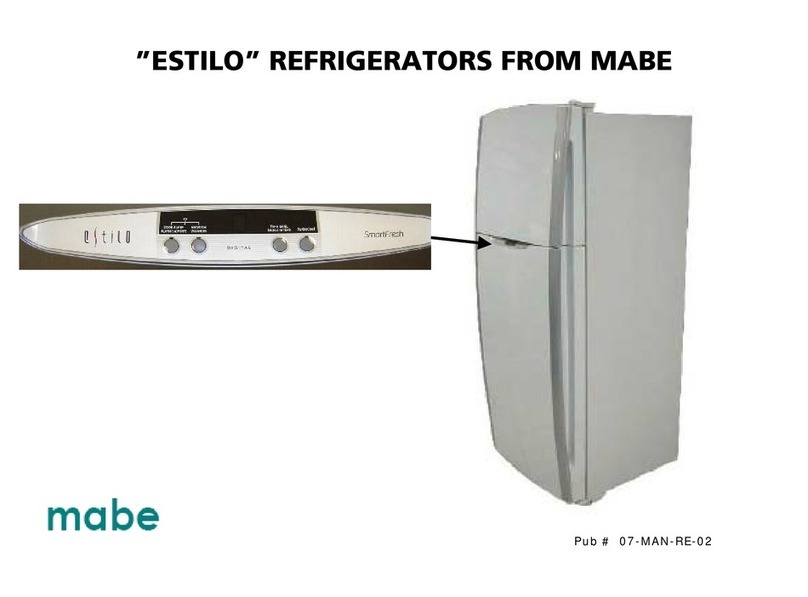 mabe ESTILO User manual