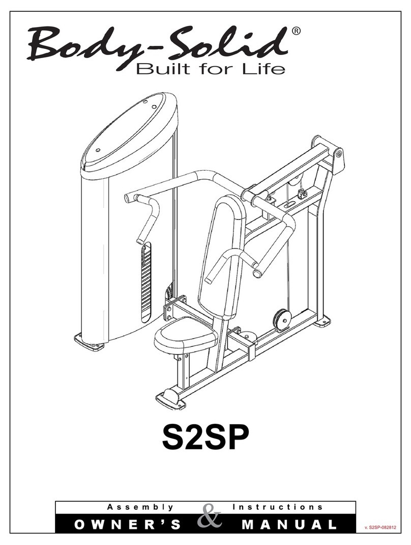 Body Solid S2SP User manual