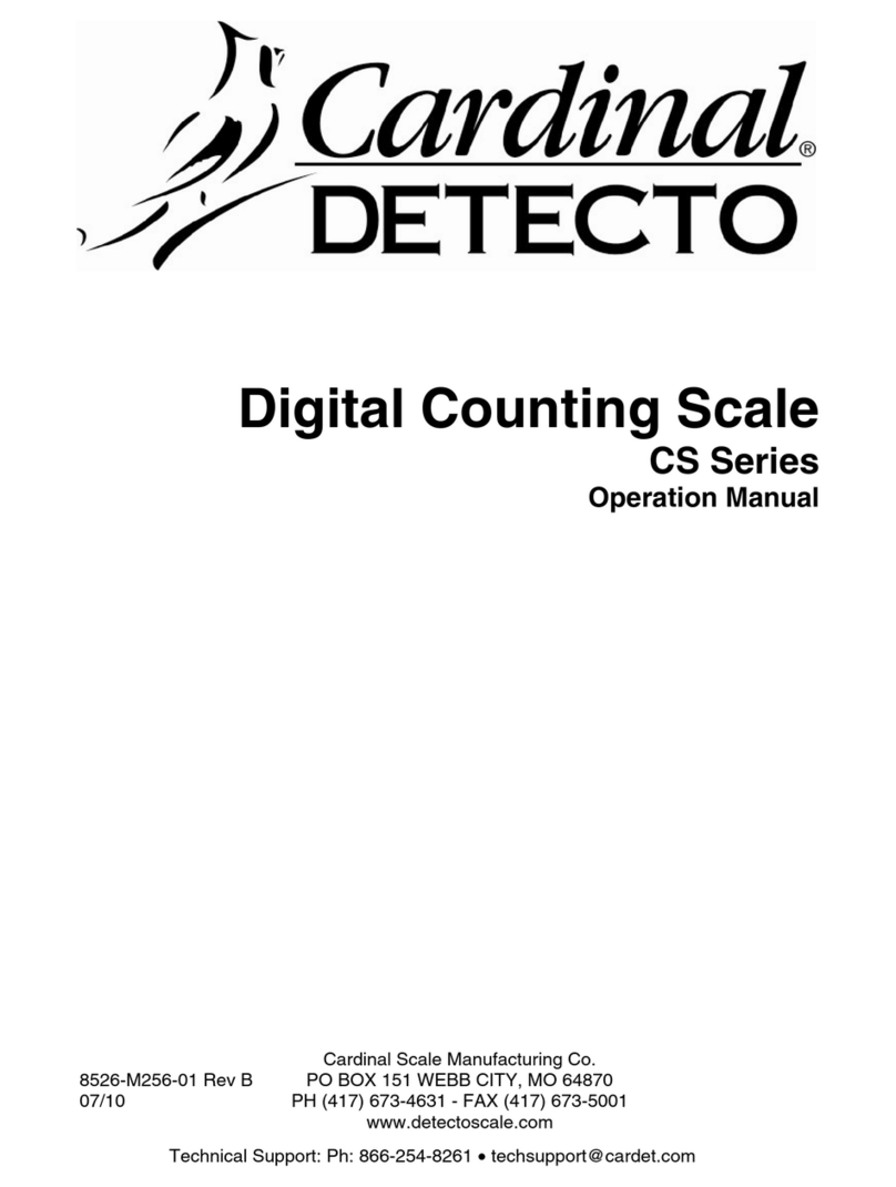 Cardinal CS Series Operation manual