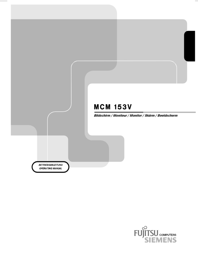 Fujitsu Siemens Computers MCM 153V User manual Fujitsu Siemens Computers MCM 153V User manual