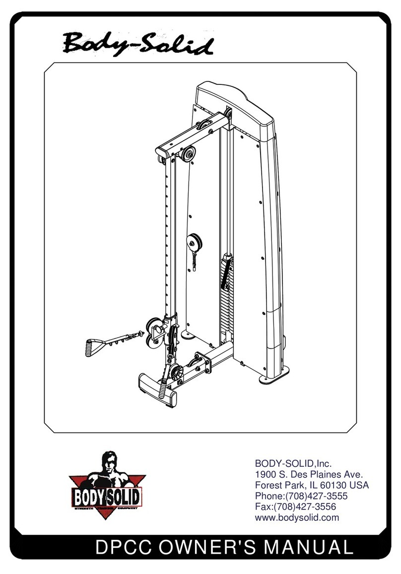 Body Solid DPCC User manual
