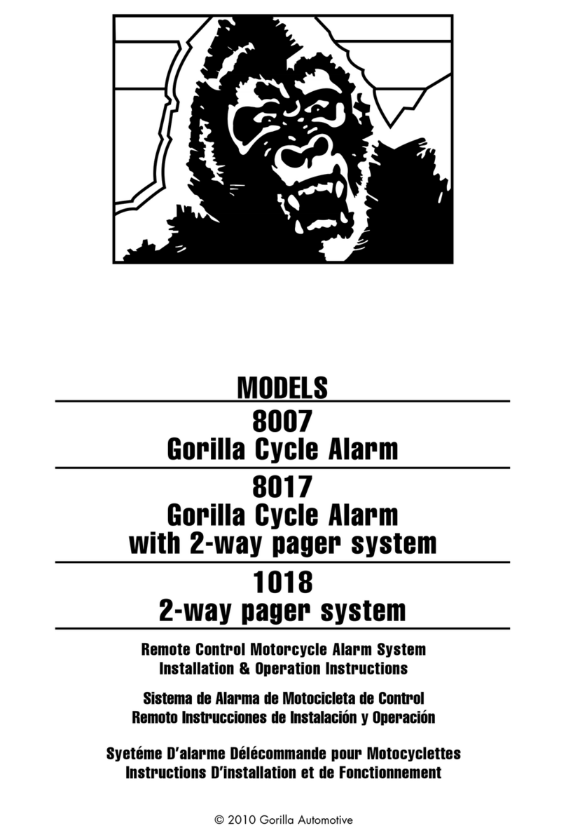 Gorilla 8007 User manual