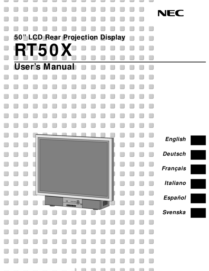 NEC RT50X User manual