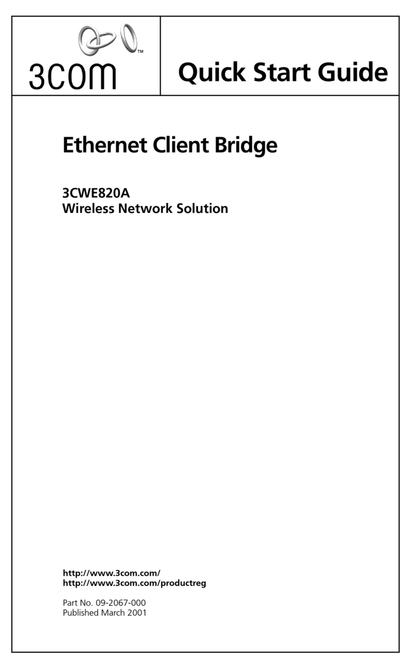 3Com 3CWE820A User manual