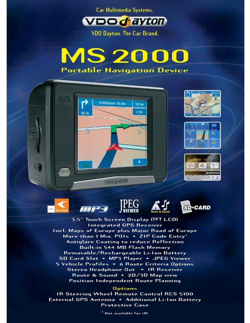 VDO MS 2000 - User manual