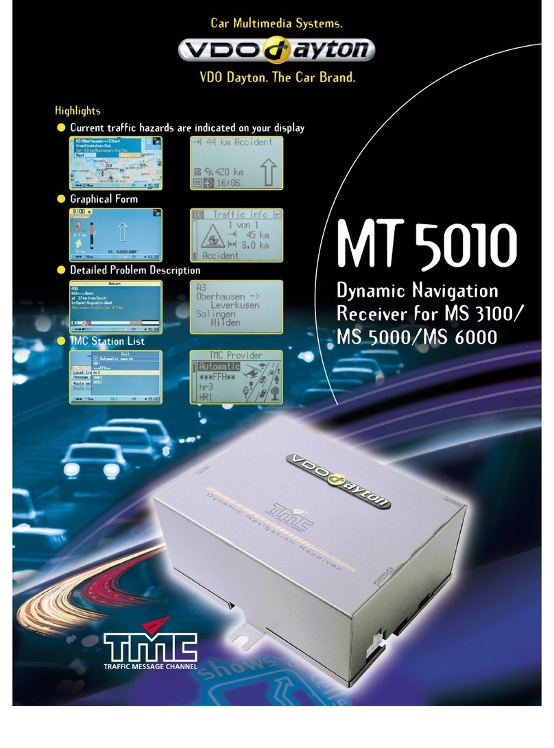 VDO MT 5010 - User manual