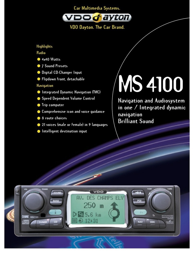 VDO MS 4100 - User manual
