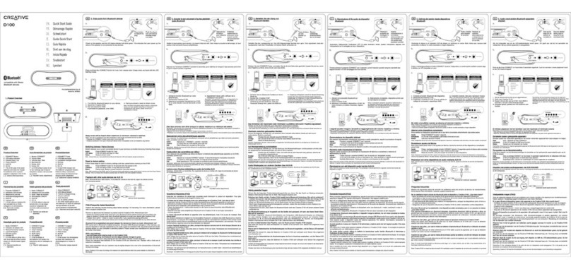 Creative D100 User manual
