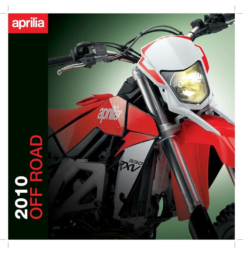 APRILIA MXV 450 - User manual