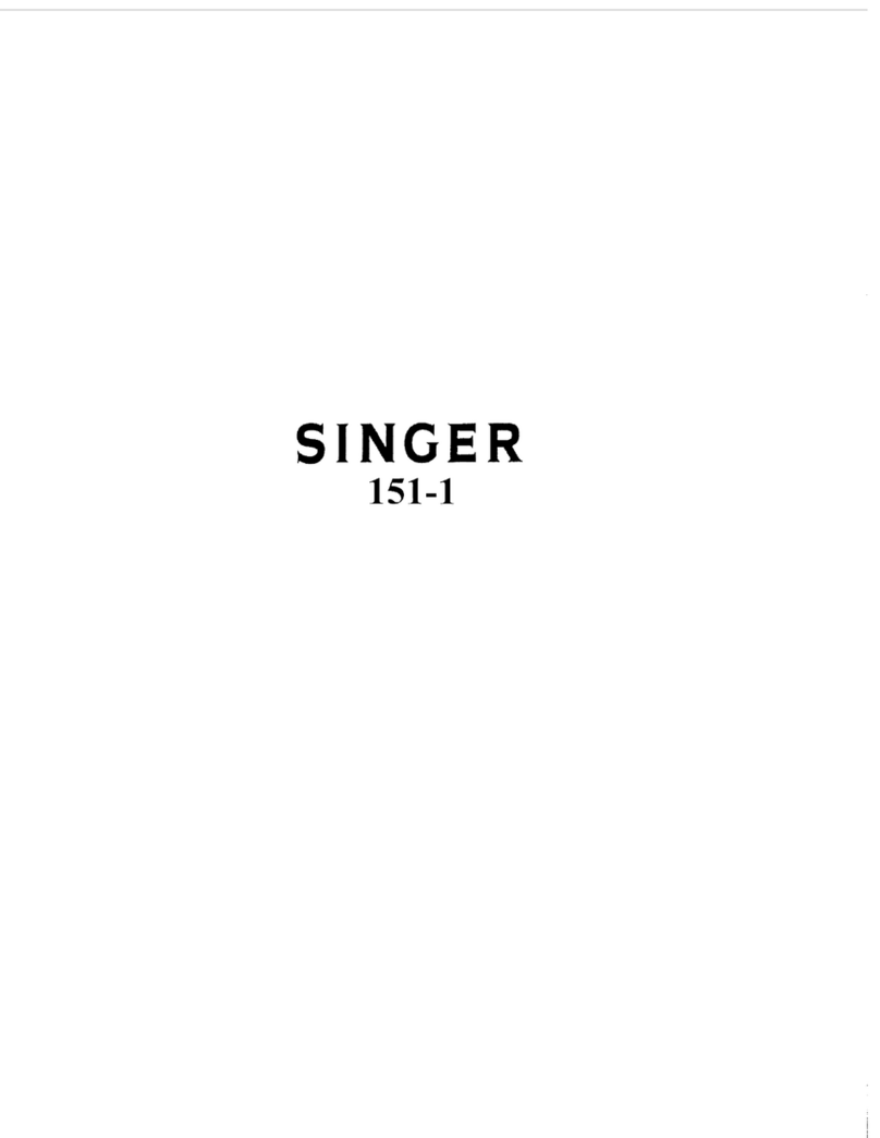Singer 15-11 Installation and operation manual