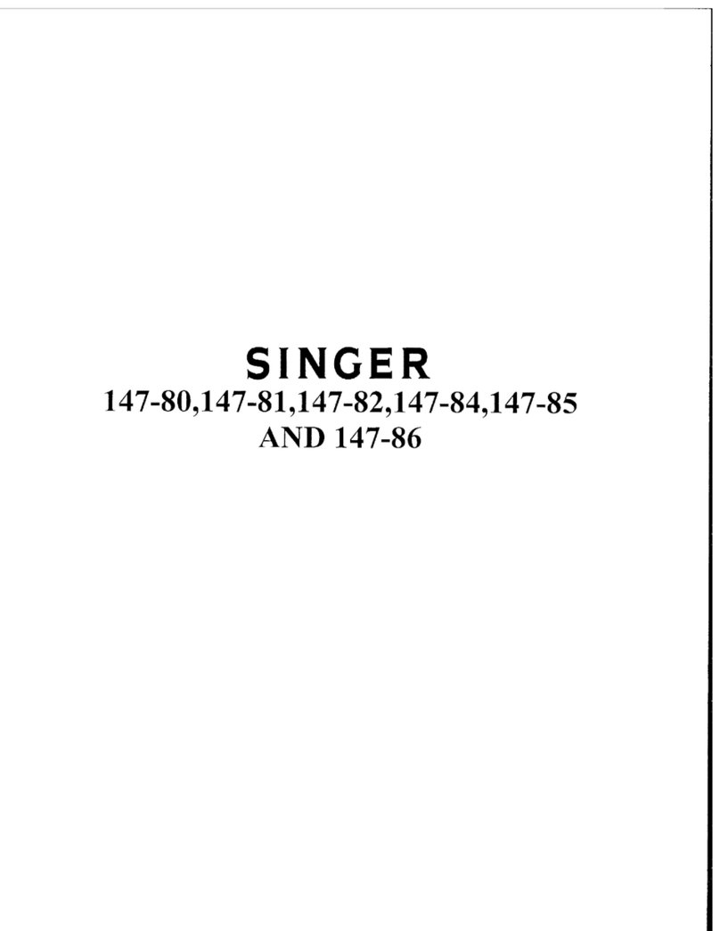Singer 147-80 Quick start guide