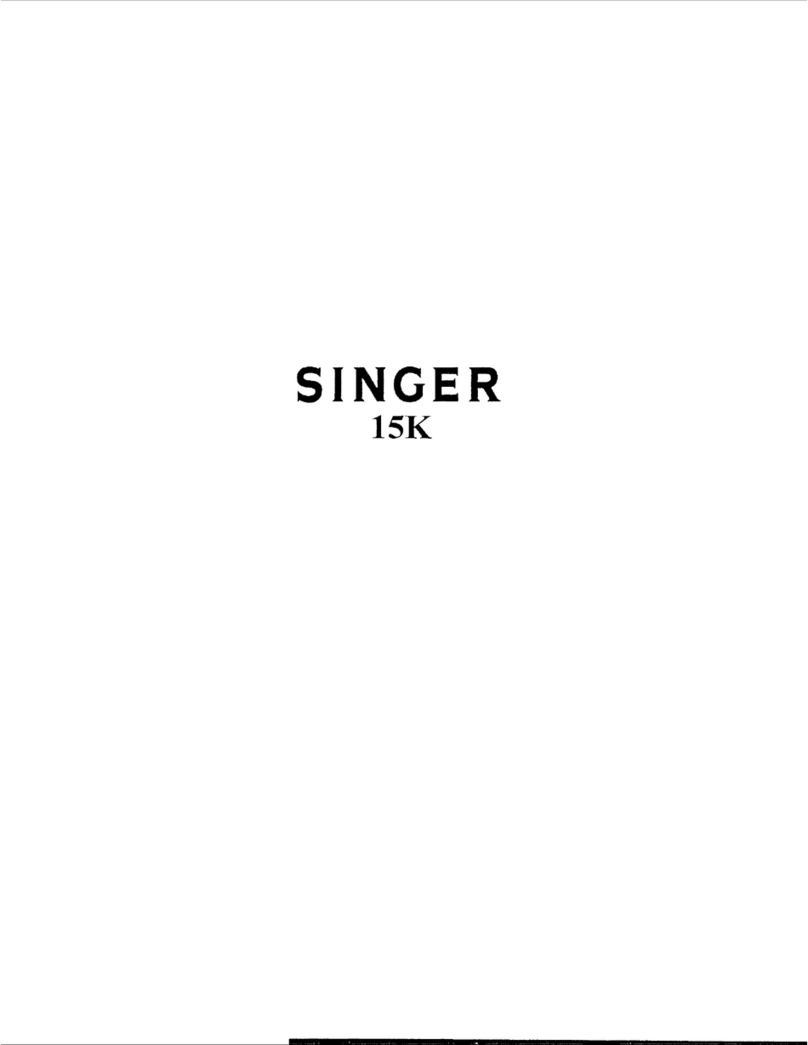 Singer 15K - MANUAL 2 User manual