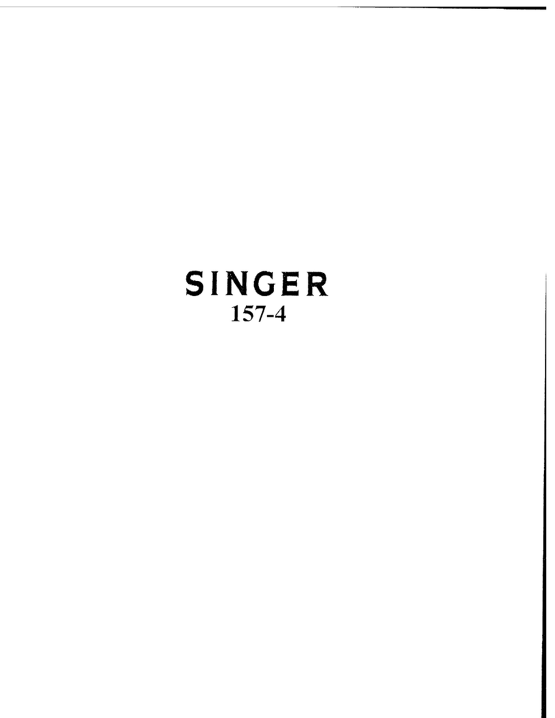 Singer 157-4 Quick start guide