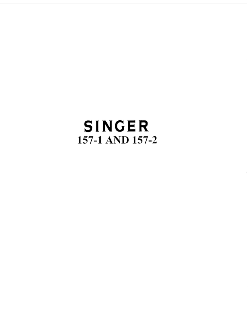 Singer 157-1 Quick start guide