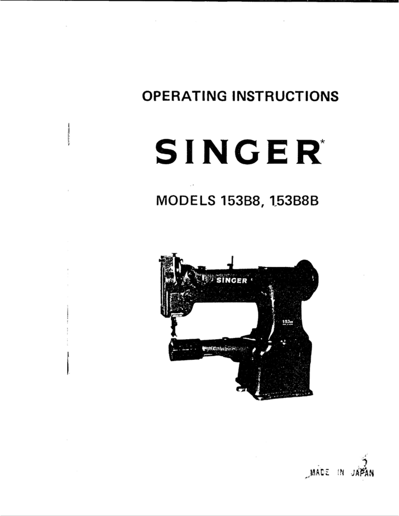 Singer 153B8 User manual