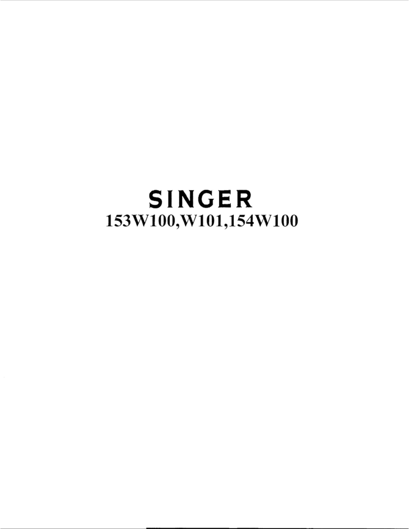 Singer 153W100 Quick start guide
