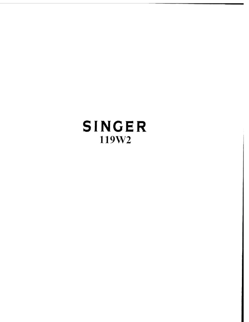 Singer 119W2 Quick start guide