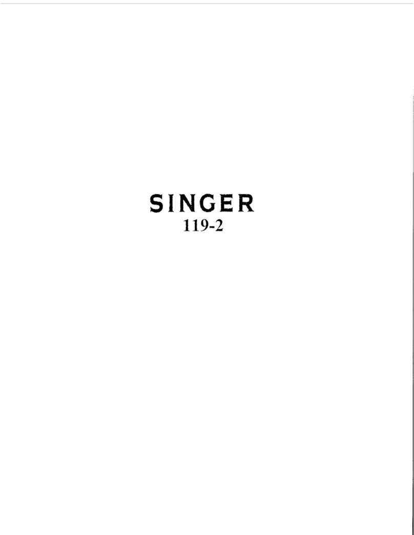 Singer 119-2 Installation and operation manual