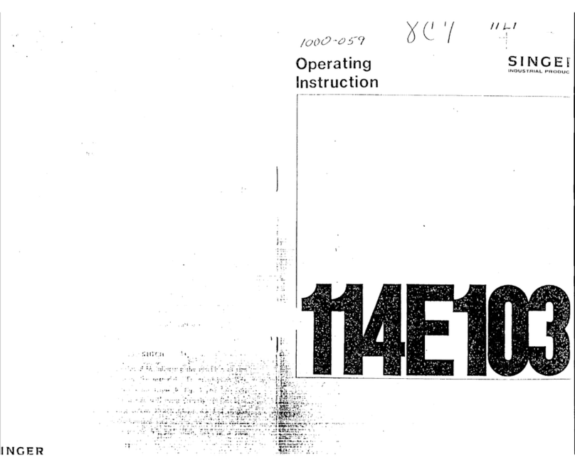 Singer 114E103 User manual