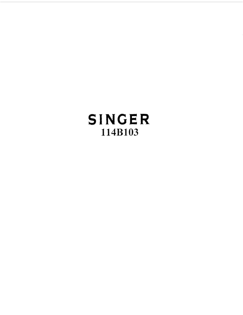 Singer 114B103 Installation and operation manual