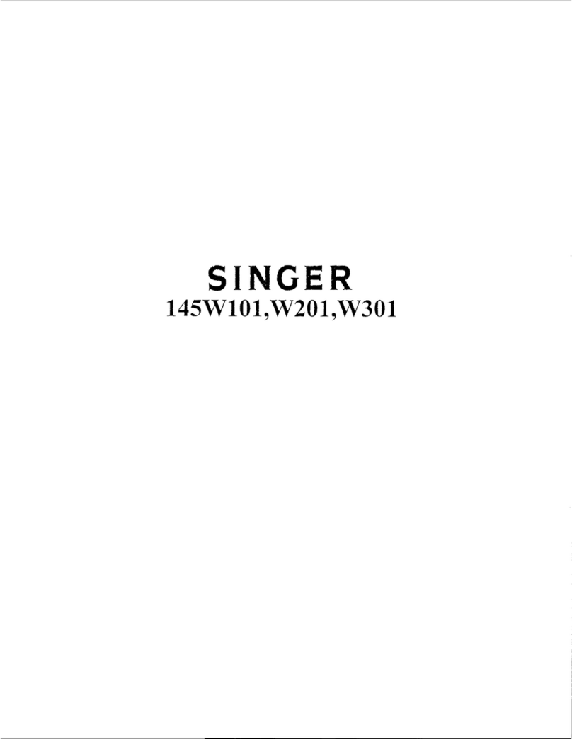 Singer 145W101 Quick start guide